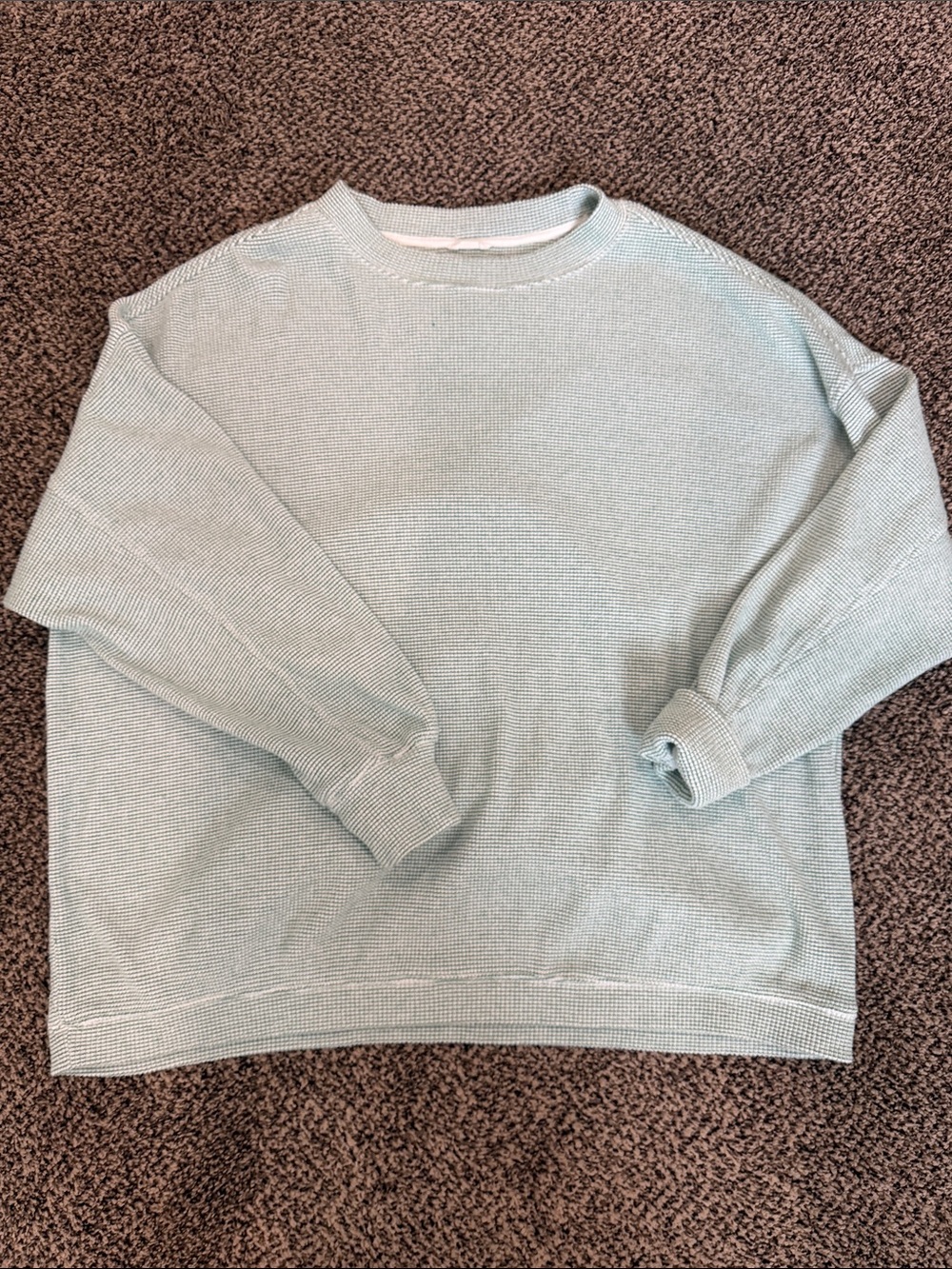 Aerie green oversized sweatershirt